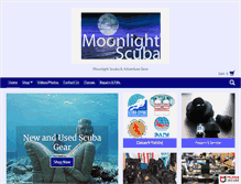 Tablet Screenshot of moonlightscuba.com